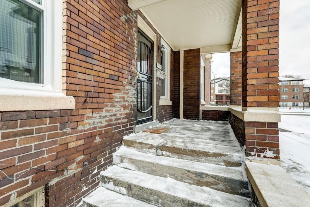 Luxe Mid-Century Styled Historic Townhouse #1 Villa Detroit Exterior foto